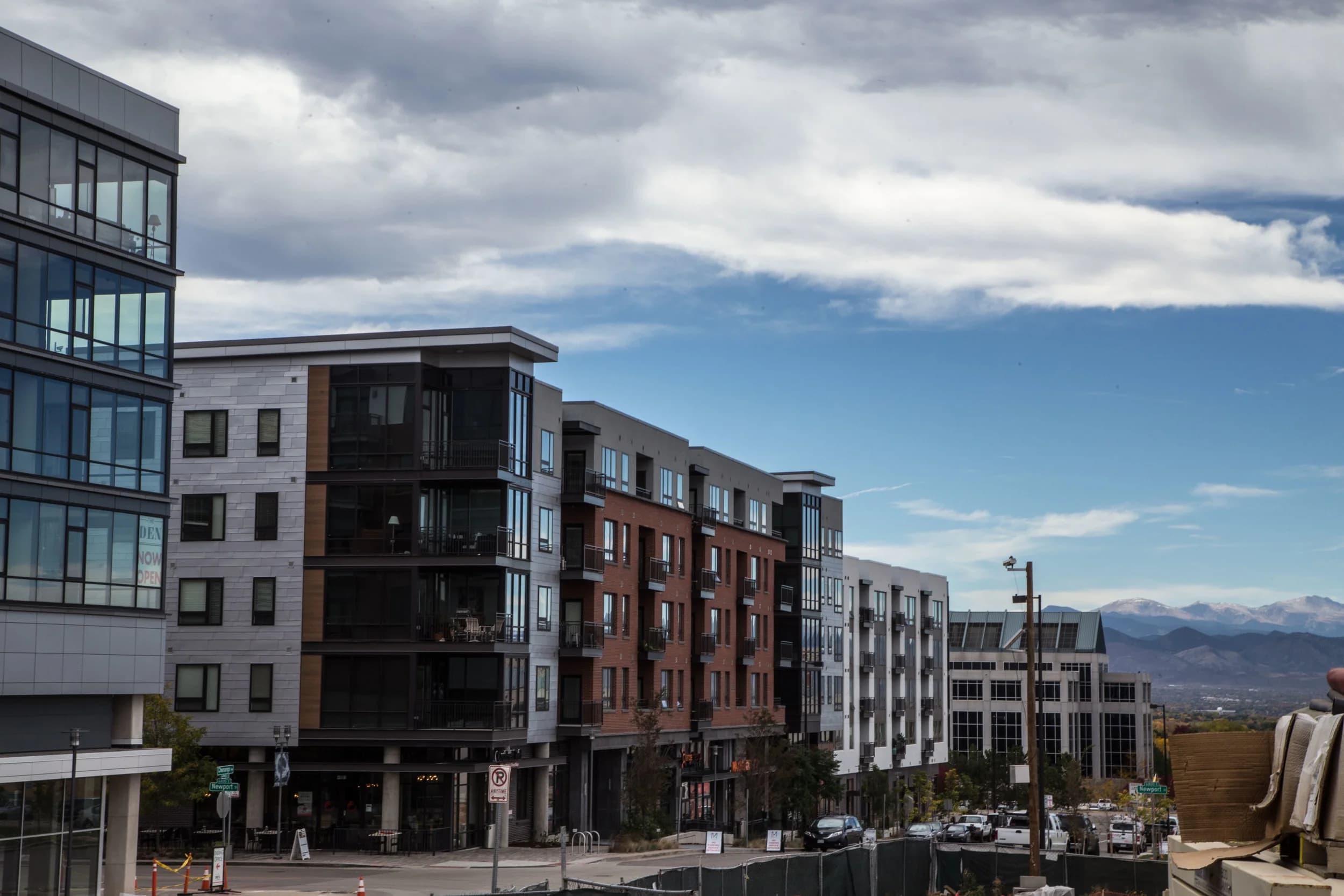 Multi-family development with mountain views